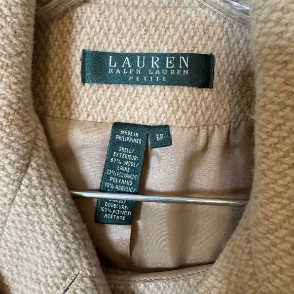 Lauren Ralph Lauren Petites Wool Blazer & Skirt Set - Picture 3 of 12